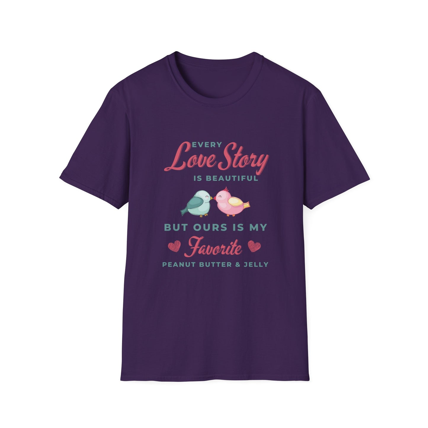 Cute Love Birds - Peanut Butter & Jelly Couple T-Shirt